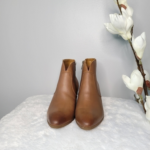 FRYE Jennifer Ankle Leather Booties - Picture 1 of 10